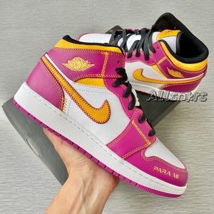 Air Jordan 1 Mid GS Dia De Muertos